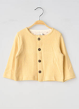 Vestă cu mâneci lungi galben SO FAMILY copil