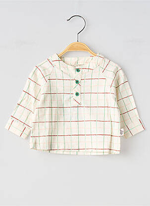 Cămașă cu mâneci lungi bej MOULIN ROTY copil