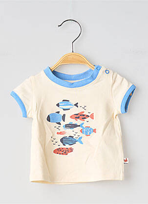 Tricou elasticitate mâneci scurte bej MOULIN ROTY băiat