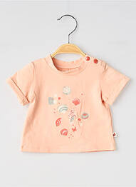 Tricou elasticitate mâneci scurte roz MOULIN ROTY fille