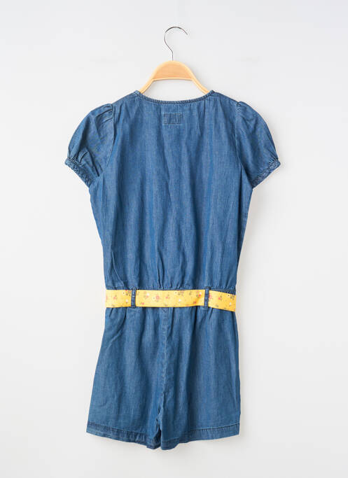 Salopetă scurtă albastru ELLE EST OU LA MER fată