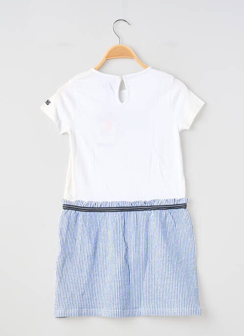 Rochie scurtă alb ELLE EST OU LA MER fată