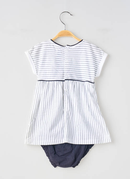 Set șort alb ELLE EST OU LA MER fată