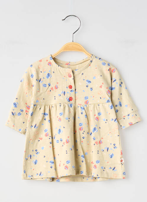 Rochie scurtă bej MOULIN ROTY fată