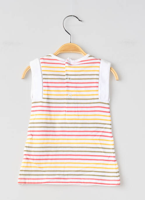 Rochie scurtă galben ELLE EST OU LA MER fată