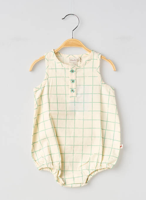 Salopetă pentru bebeluși bej MOULIN ROTY copil