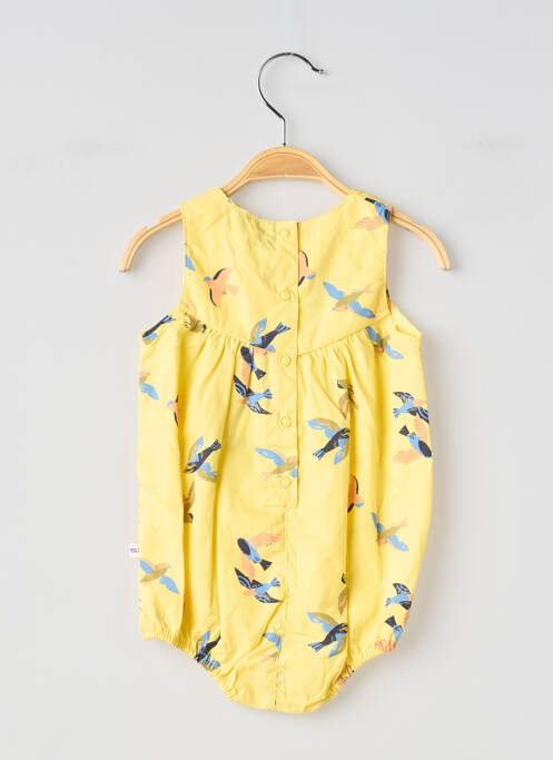 Salopetă pentru bebeluși galben MOULIN ROTY fată