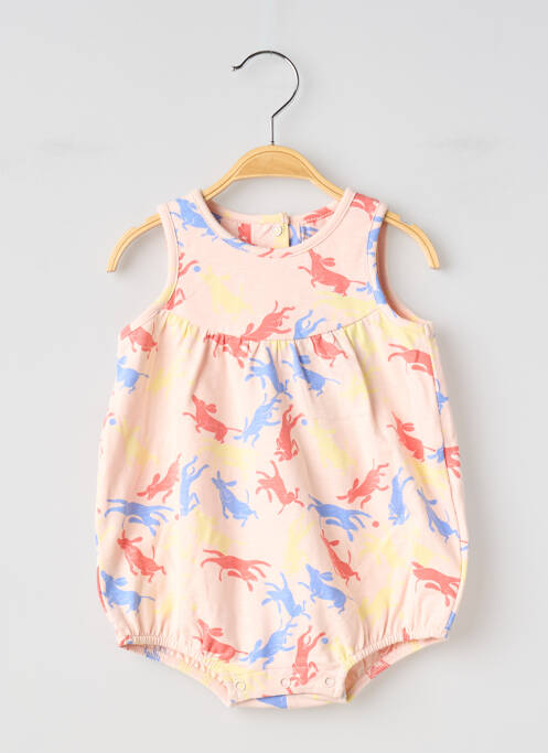 Salopetă pentru bebeluși roz MOULIN ROTY fată