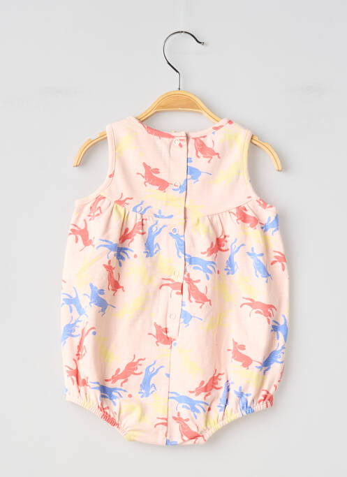 Salopetă pentru bebeluși roz MOULIN ROTY fată