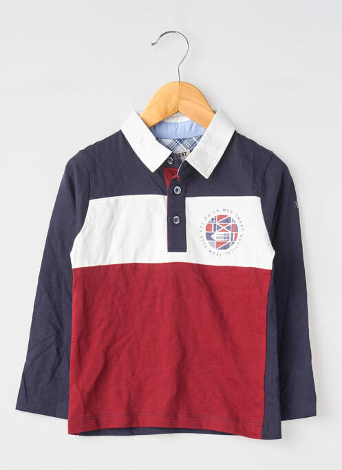 Polo albastru ELLE EST OU LA MER băiat
