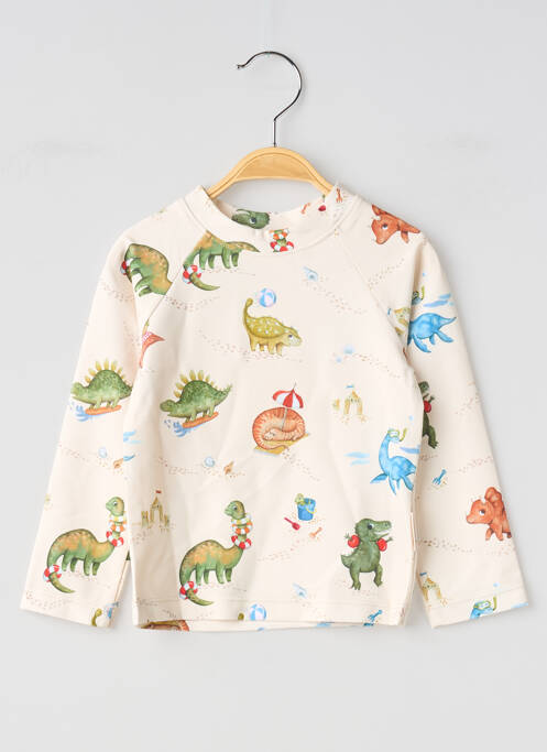 Costum de baie dintr-o singură piesă bej FILIBABBA băiat