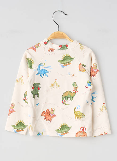 Costum de baie dintr-o singură piesă bej FILIBABBA băiat