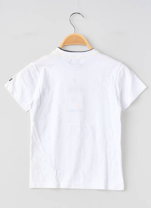 Tricou alb ELLE EST OU LA MER băiat