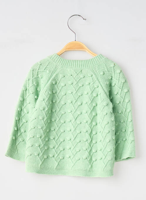 Vestă cu mâneci lungi verde MOULIN ROTY copil