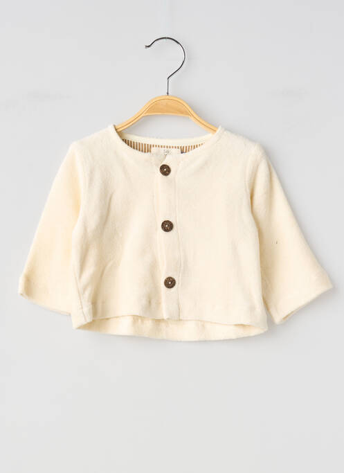 Vestă cu mâneci lungi bej SO FAMILY copil