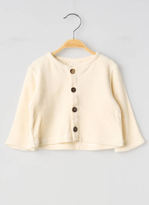 Vestă cu mâneci lungi bej SO FAMILY copil