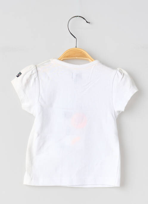 Tricou alb ELLE EST OU LA MER fată