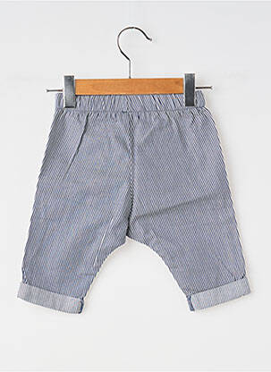 Pantalon drept croială dreaptă talie elastică albastru MOULIN ROTY băiat