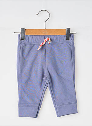 Pantalon drept croială dreaptă talie elastică albastru MOULIN ROTY băiat