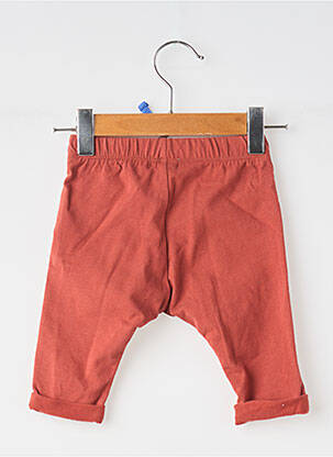 Pantalon drept croială dreaptă talie elastică roșu MOULIN ROTY băiat