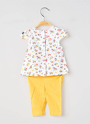Set pantaloni tip de tricou alb ELLE EST OU LA MER fată