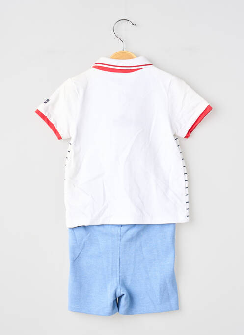 Set șort albastru ELLE EST OU LA MER băiat