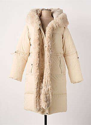 Geacă matlasată bej GIOVANNI femeie