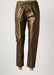 Pantalon 7/8 talie elastică mărime normală maro OAKWOOD femme