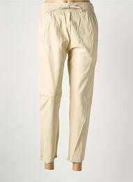 Pantalon 7/8 talie elastică mărime normală bej OAKWOOD femme