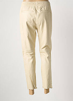Pantalon 7/8 talie elastică mărime normală bej OAKWOOD femeie