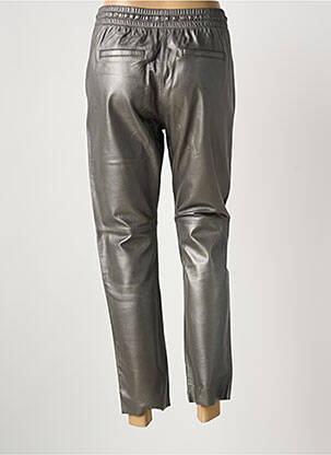 Pantalon 7/8 talie elastică mărime normală gri OAKWOOD femeie