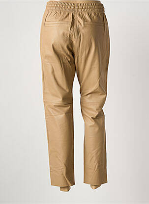 Pantalon 7/8 talie elastică mărime normală cafe deschis OAKWOOD femeie