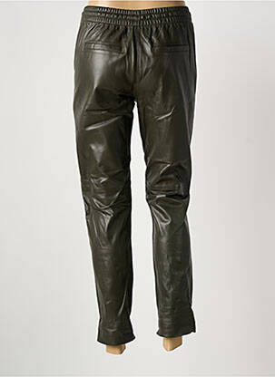 Pantalon 7/8 talie elastică mărime normală verde închis OAKWOOD femeie
