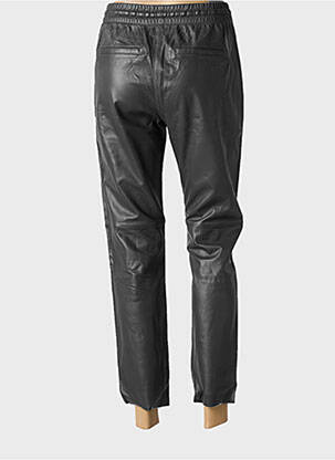 Pantalon 7/8 talie elastică mărime normală negru OAKWOOD femeie