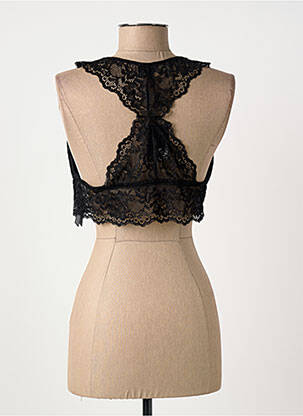 Top/caraco negru PIECES femeie
