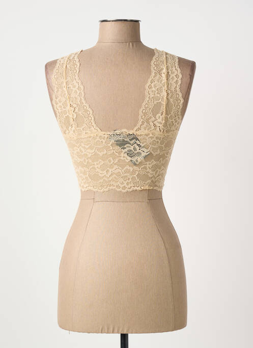 Top/Caraco bej PIECES femeie