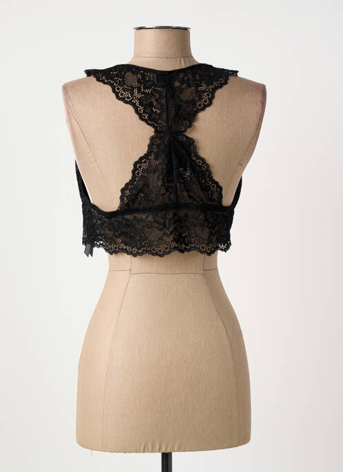 Top/Caraco negru PIECES femeie