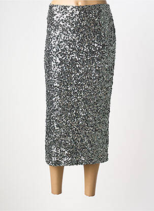 Fustă midi gri ANGE femeie