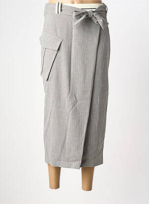 Fustă midi gri FRACOMINA femeie