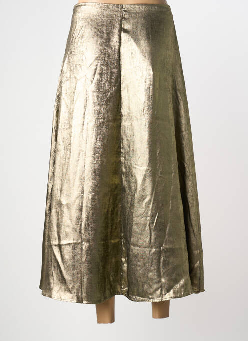 Fustă lungă auriu ONLY femeie