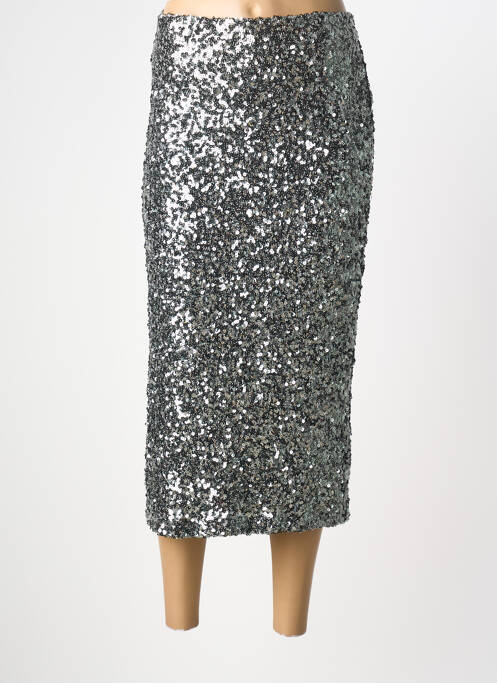 Fustă midi gri ANGE femeie