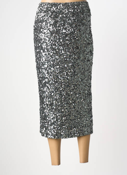 Fustă midi gri ANGE femeie