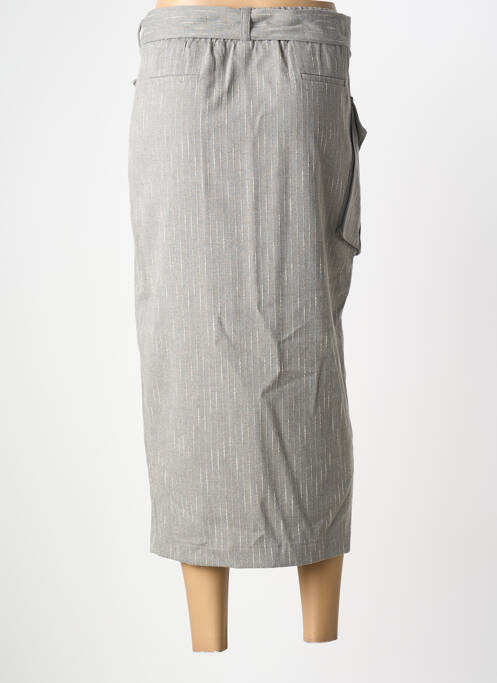 Fustă midi gri FRACOMINA femeie
