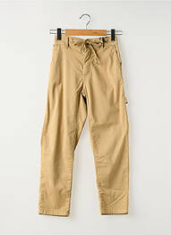 Pantalon cargo talie elastică bej PLEASE femme