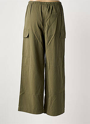 Pantalon cargo croială dreaptă verde GRACE & MILA femeie