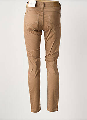 Pantalon slim buzunare bej CREAM femeie