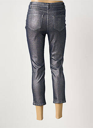 Pantalon 7/8 închidere cu fermoar sub clapetă cu nasturi argintiu VERO MODA femeie