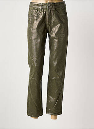 Pantalon slim buzunare verde FREEMAN T.PORTER femeie