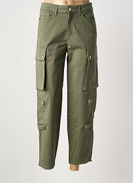 Pantalon cargo croială dreaptă verde FRACOMINA femeie