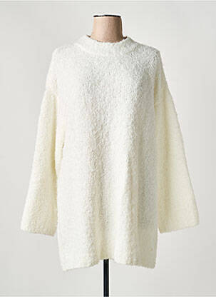 Pulover tunică alb CREAM femeie